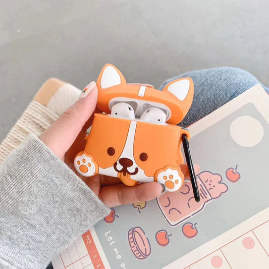 Corgi Dog Airpods Pro Silicon Protective Case