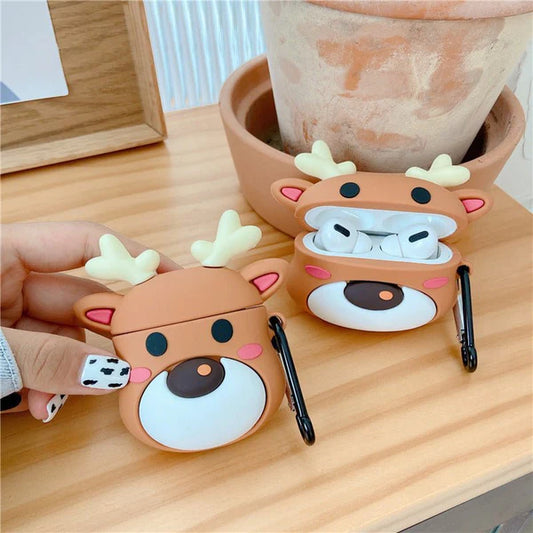 Reindeer Airpods Silicone Case